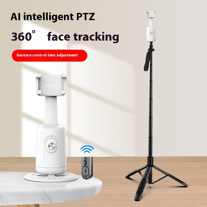 Gimbal Inteligente 360° con Seguimiento Facial AI – Soporte Automático para Móvil sin App, Ideal para Vlog, Directos y Vídeos