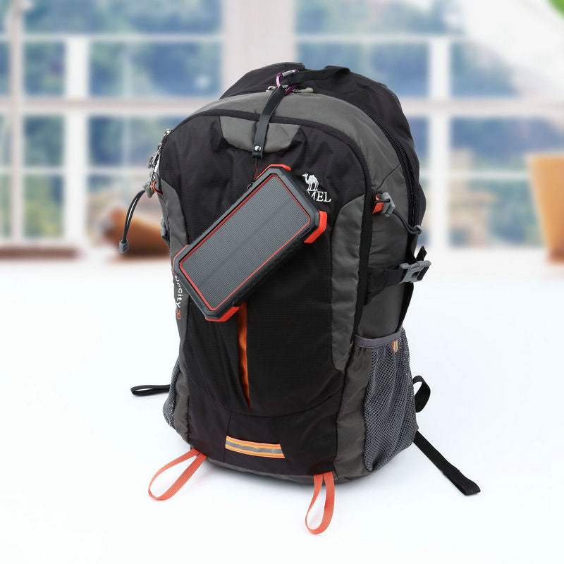 Power Bank Solar con Brújula y Carga Rápida | 20,000–26,800 mAh | Batería Externa de Alta Resistencia para Camping y Emergencias