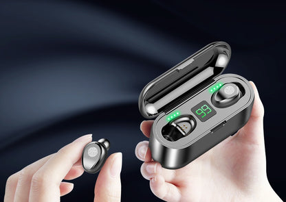 Auricular Bluetooth Mono con Pantalla LED – Manos Libres, Control por Voz y Batería 2000mAh