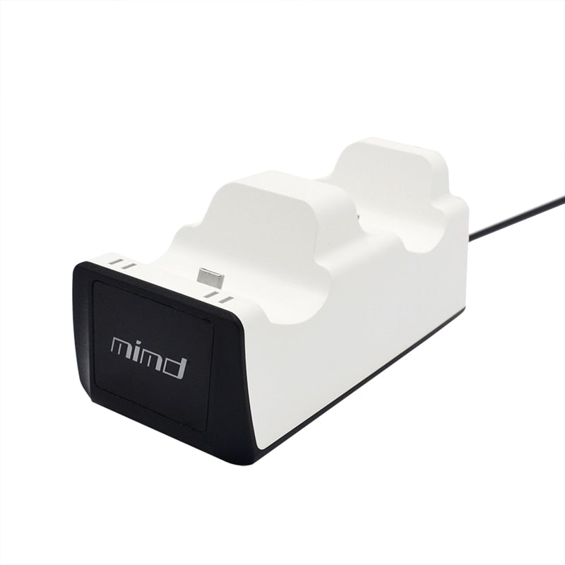 Cargador Dual para Mandos PS5 – Base de Carga Rápida con Indicador LED | Dock Station para Controladores Inalámbricos