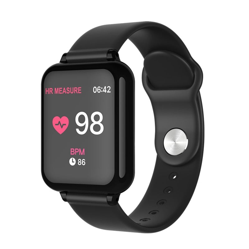 Smartwatch B57 Pantalla Color 1.3” – Compatible con Apple y Android | Monitor de Salud, Notificaciones y Deportes