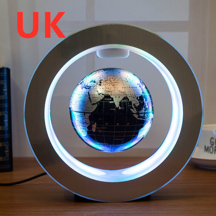 Globo Terráqueo Flotante LED con Levitación Magnética | Lámpara Decorativa Anti-Gravedad para Oficina y Hogar
