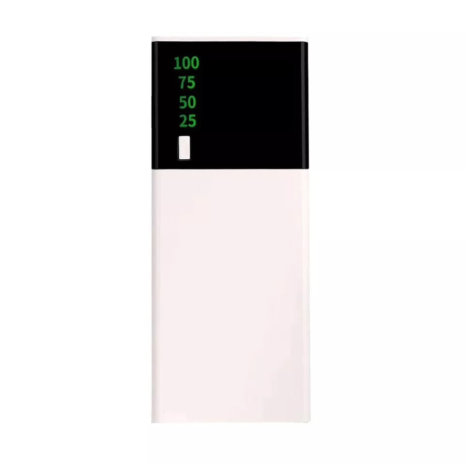 Power Bank 20000mAh Alta Capacidad | Cargador Portátil Rápido con Batería 18650 y Diseño Compacto