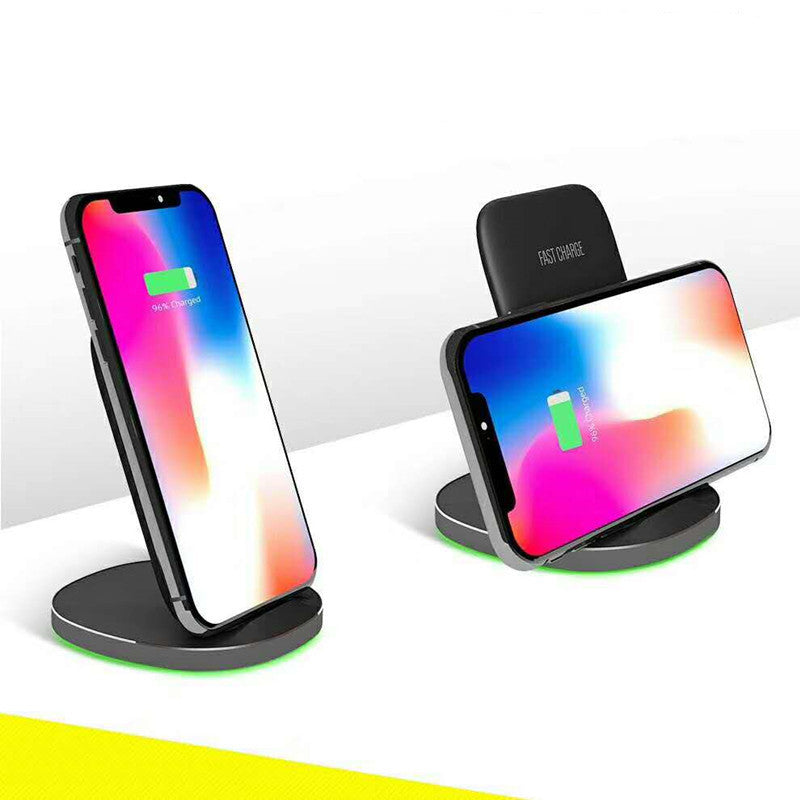 Cargador Inalámbrico Vertical de Escritorio – Base de Carga Rápida para Smartphones | Diseño Minimalista