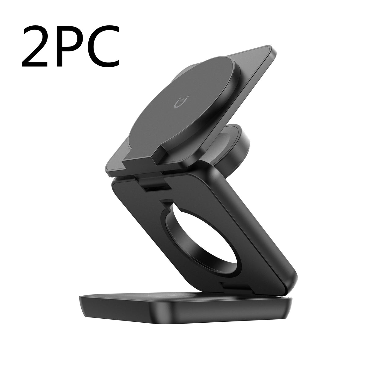 Soporte Magnético Plegable con Cargador Inalámbrico 15W – Carga Rápida QC3.0 para Smartphone
