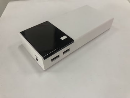 Power Bank 20000mAh Alta Capacidad | Cargador Portátil Rápido con Batería 18650 y Diseño Compacto