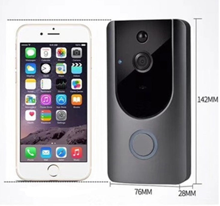 Video Timbre Inteligente WiFi con Cámara 720P – Intercomunicador Visual, Visión Nocturna y Detección de Movimiento