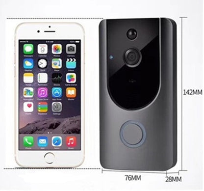 Video Timbre Inteligente WiFi con Cámara 720P – Intercomunicador Visual, Visión Nocturna y Detección de Movimiento
