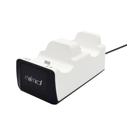 Cargador Dual para Mandos PS5 – Base de Carga Rápida con Indicador LED | Dock Station para Controladores Inalámbricos