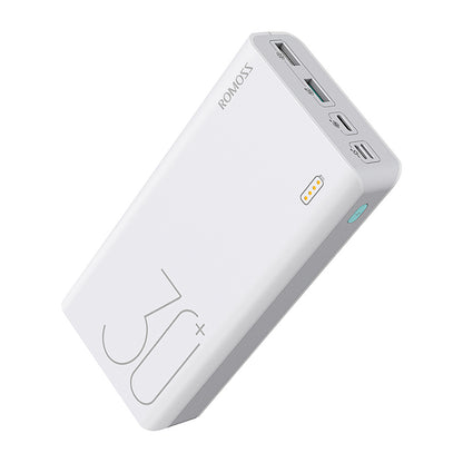Power Bank ROMOSS Sense 8+ 30000mAh | Carga Rápida Bidireccional QC | Batería Externa para Móvil y Tablet