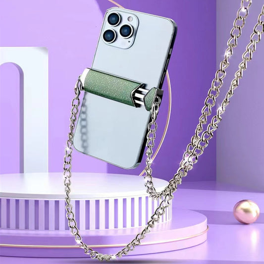 Correa Cruzada Universal para Móvil con Cadena – Clip Trasero Desmontable, Ajustable y Elegante