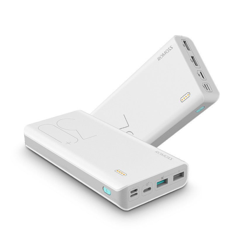 Power Bank ROMOSS Sense 8+ 30000mAh | Carga Rápida Bidireccional QC | Batería Externa para Móvil y Tablet