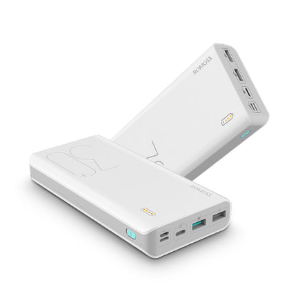 Power Bank ROMOSS Sense 8+ 30000mAh | Carga Rápida Bidireccional QC | Batería Externa para Móvil y Tablet