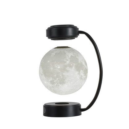 Lámpara 3D Luna LED Levitante – Luz Nocturna Magnética Flotante y Giratoria | Decoración Moderna para Hogar, Oficina y Librerías