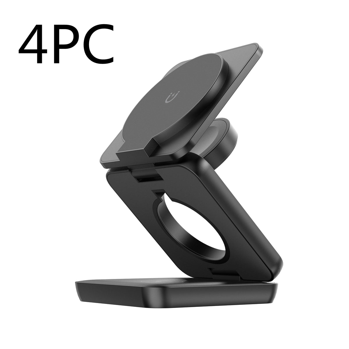 Soporte Magnético Plegable con Cargador Inalámbrico 15W – Carga Rápida QC3.0 para Smartphone