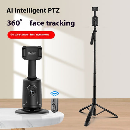 Gimbal Inteligente 360° con Seguimiento Facial AI – Soporte Automático para Móvil sin App, Ideal para Vlog, Directos y Vídeos