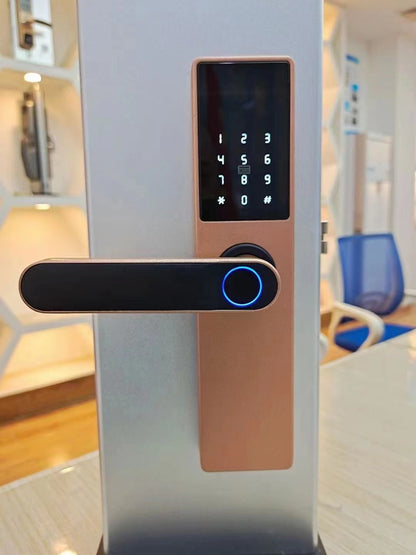 Cerradura Inteligente de Huella Digital para Puerta | Bloqueo Biométrico Antirrobo con App, Contraseña y Tarjeta – Varias Versiones
