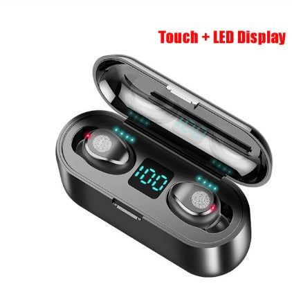 Auricular Bluetooth Mono con Pantalla LED – Manos Libres, Control por Voz y Batería 2000mAh
