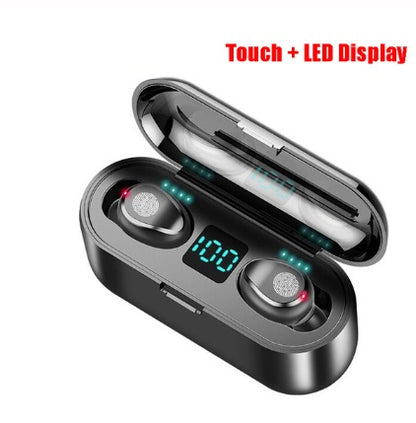 Auricular Bluetooth Mono con Pantalla LED – Manos Libres, Control por Voz y Batería 2000mAh