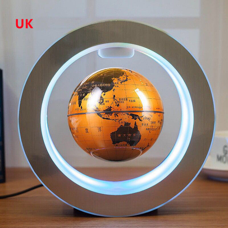 Globo Terráqueo Flotante LED con Levitación Magnética | Lámpara Decorativa Anti-Gravedad para Oficina y Hogar