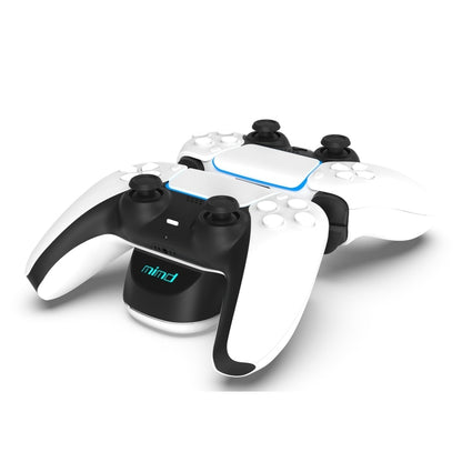Cargador Dual para Mandos PS5 – Base de Carga Rápida con Indicador LED | Dock Station para Controladores Inalámbricos