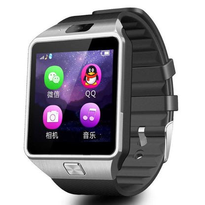 Smartwatch DZ09 con Función de Llamadas y Tarjeta SIM | Reloj Inteligente Deportivo con Cámara, Podómetro y Notificaciones