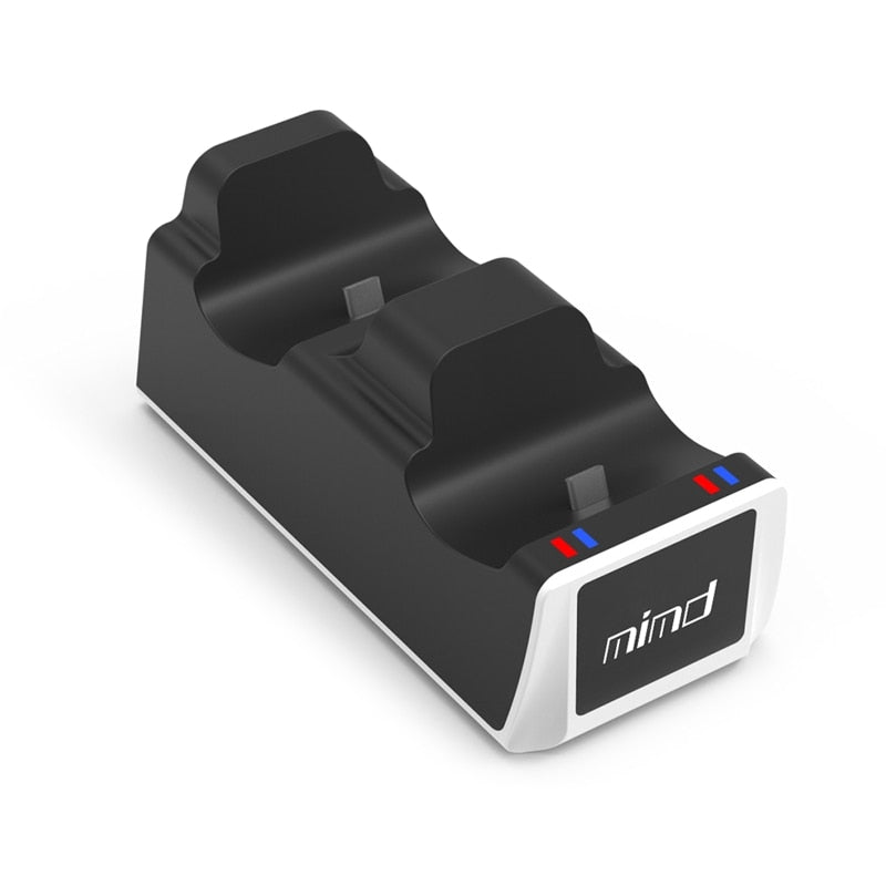 Cargador Dual para Mandos PS5 – Base de Carga Rápida con Indicador LED | Dock Station para Controladores Inalámbricos