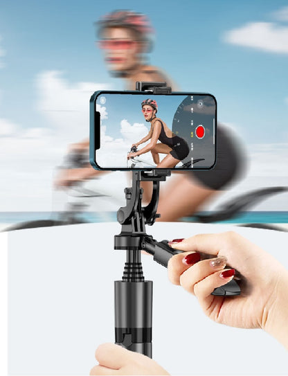 Gimbal Inteligente 360° con Seguimiento Facial AI – Soporte Automático para Móvil sin App, Ideal para Vlog, Directos y Vídeos